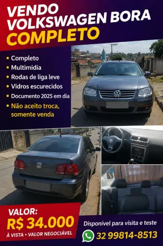 Volkswagen Bora 2.0/ 2.0 Flex 8V Mec. 2009