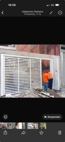 Portão em Alumínio para Garagem