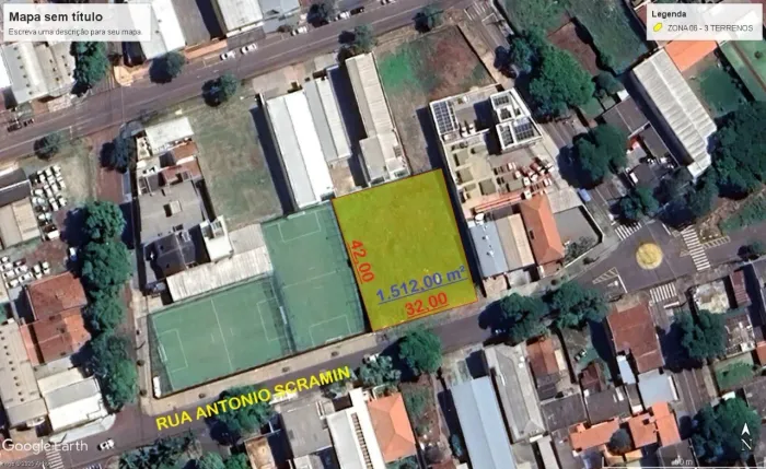 TERRENO COML/RESIDL para PRÉDIOS ou BARRACÕES