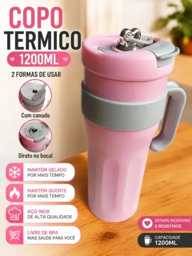 Copo térmico gigante 1200ml