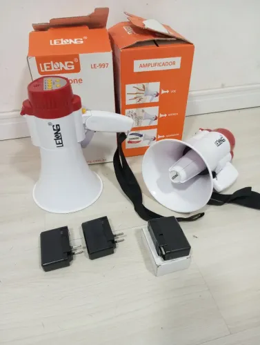2 Megafones Lelong LE-997 Novos 