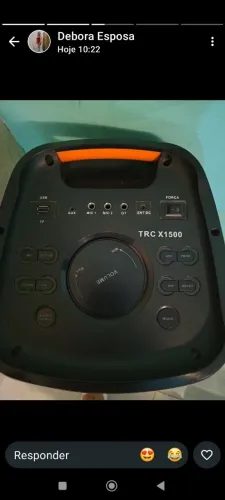 Caixa de som amplificada 