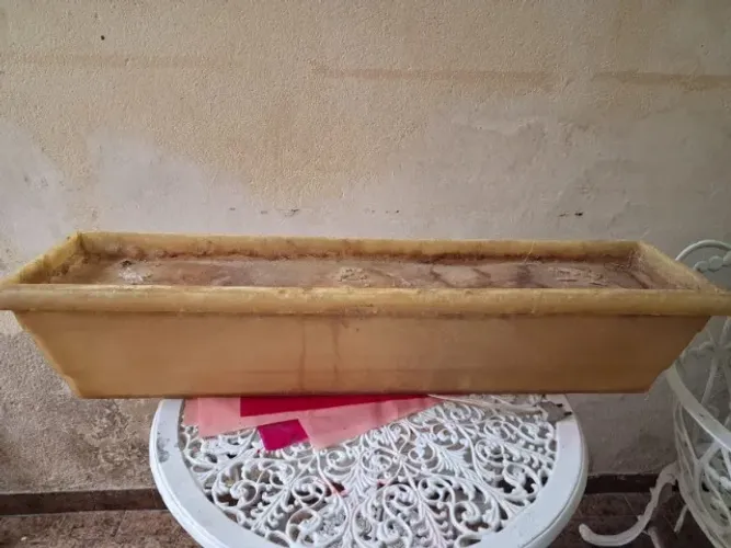 8 vasos fibras de vidro para beira palco