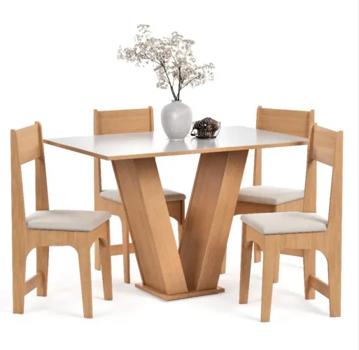 Mesa de jantar 4 lugares