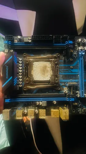 Placa mãe + processador