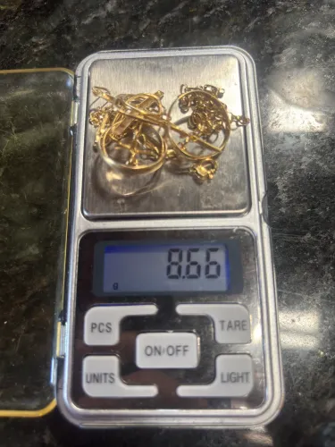 Ouro 18 , 8,66 gramas