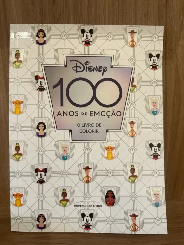 Livro de Colorir Disney 100 anos - NOVO