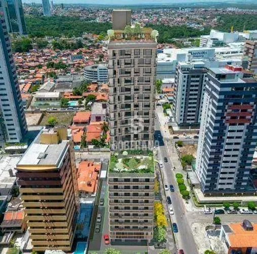 Flat amplo com 33 m² à venda no bairro de Manaíra, por R$ 345.780,00 - João Pessoa/PB
