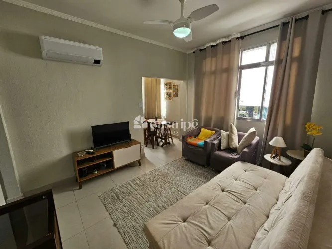 Locação | Apartamento Mobiliado | 1 Dormitório | 1 Quadra da Praia | Boqueirão