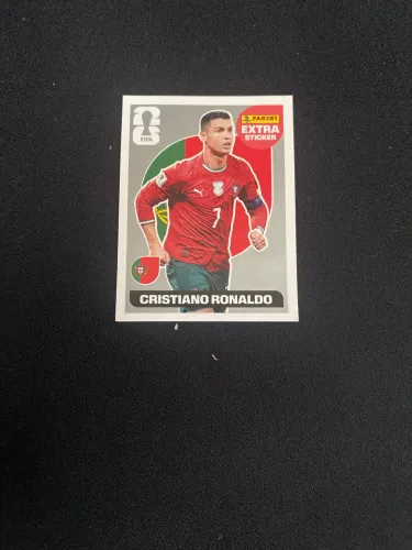 Cristiano Ronaldo figurinha prata 2026