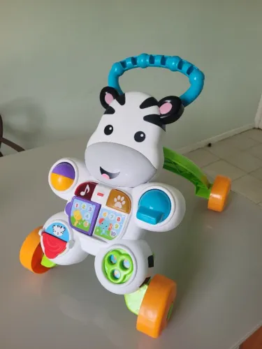 Empurrador/andador fisher price zebra