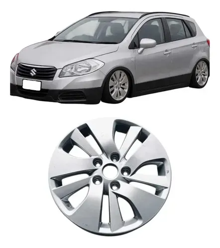Roda Liga Leve R16 5*114.3 Suzuki Sx4 2 S-cross 2016 A 2022 Prata