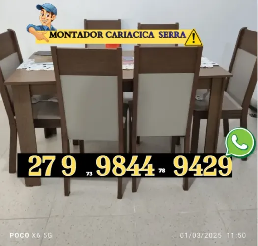 MONTADOR DE MÓVEIS EM CASA OU ESCRITÓRIO