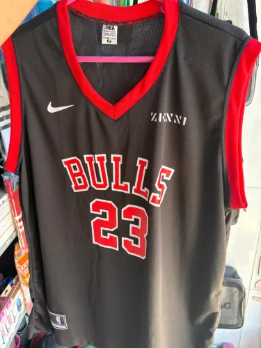 Camisa do Chicago Bulls (PRETA)