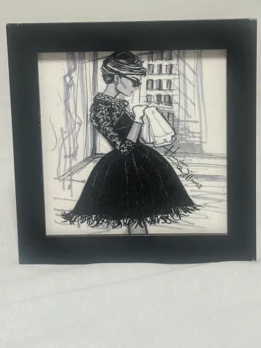 Quadro decorativo de madeira 8 × 8