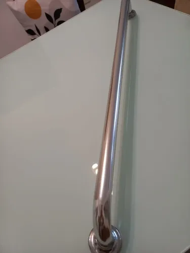 Barra de apoio em inox- Segurança para banheiro e corredor com 1m de comprimento. Novo