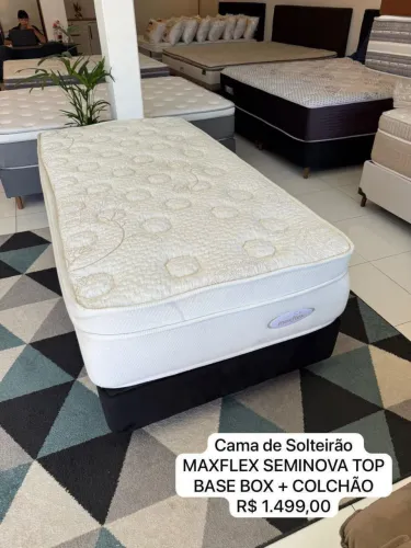 Cama Box SOLTEIRÃO MAXFLEX SEMINOVO TOP - ENTREGAMOS