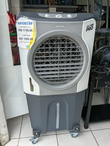 Climatizador Ventisol 100lts pro - Novo