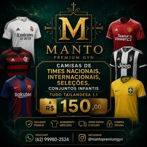 Camisas Tailandesas 1.1 - Catálogo no WhatsApp