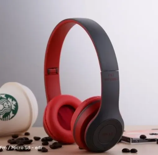 Fone De Ouvido Sem Fio P47 -bluetooth / Rádio Fm / Micro Sd - edr