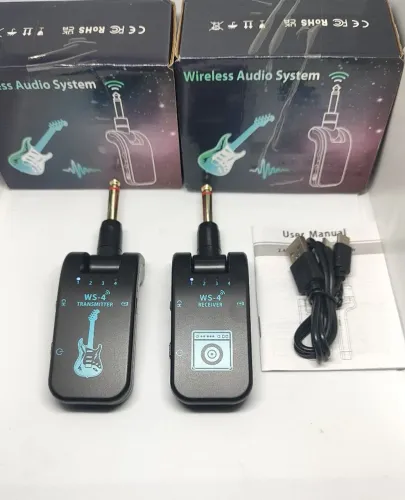 Transmissor Receptor Sem Fio WS-4 Para Instrumentos Músicas