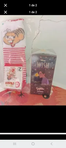 Perfume o boticário e 2 pares de meias Demillus ambos lacrados e infantil 