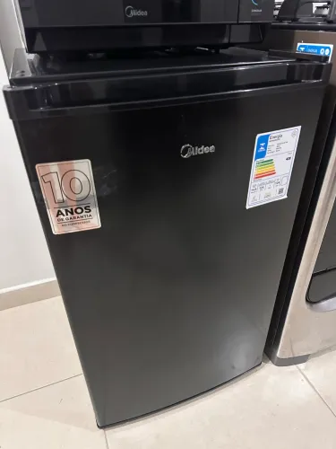 Frigobar midea 93L preto - 10 anos de garantia