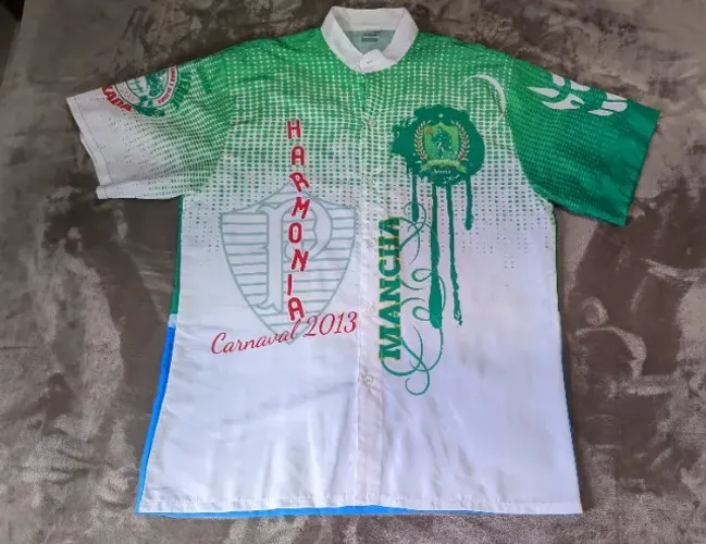 Camisa Harmonia Escola De Samba Mancha Verde Carnaval 2013