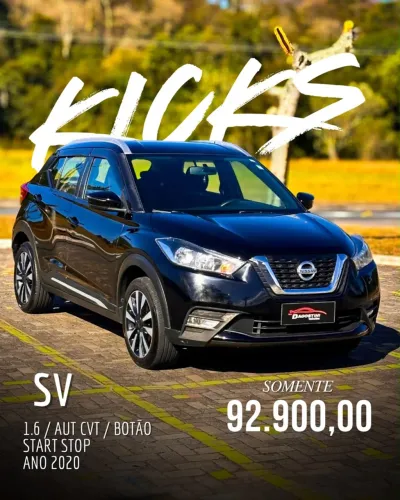 Nissan Kicks S Direct 1.6 16V Flex 5P Aut.(pcd) 2020