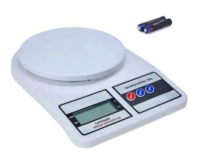 Balança digital de cozinha pesa até 10kls
