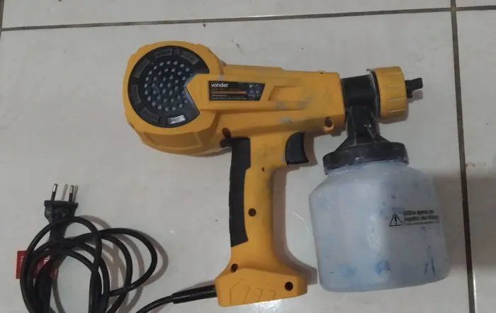 Pistola eletrica de pintura e pulverização