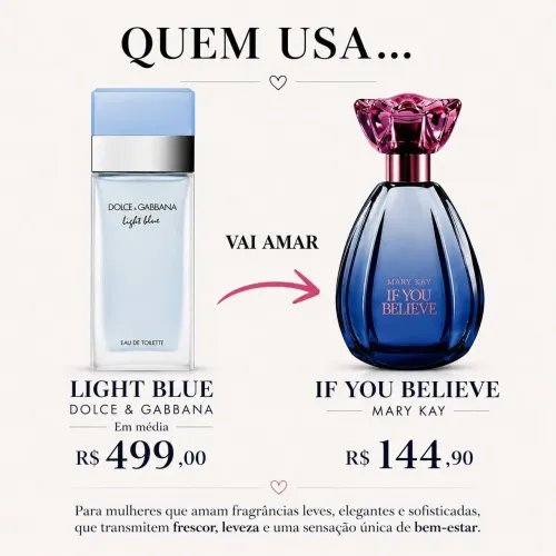 Perfume feminino - If You Believe da MARY KAY