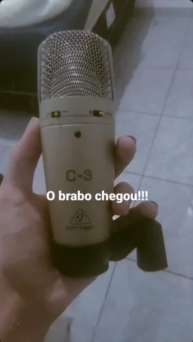 microfone condensador behringer c-3