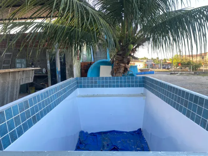 Revestimento em piscinas de fibra 