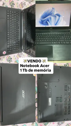 Notebook Acer Aspire 1 TB Memória 