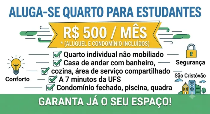 Quarto para Estudante