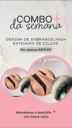 Cílios e henna a domicílio