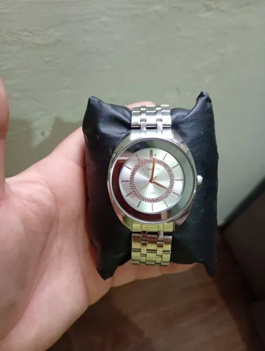 Relógio Lince Feminino Original - Prata com Strass (Com Nota Fiscal e Garantia)