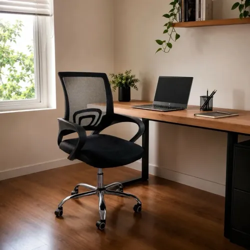Cadeira De Escritorio Begonia Tela Mesh Ergonomica Giratoria