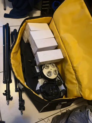 Kit com 2 soft box 60x60