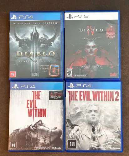 Diablo e The Evil Within para PS4 e PS5