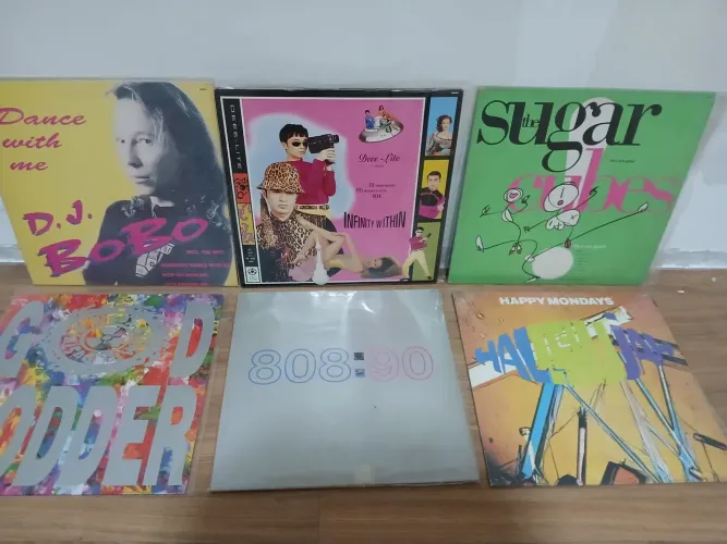 Disco vinil Dee lite Happy mandar sugar