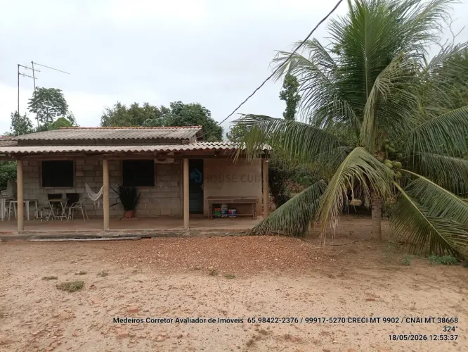 Vendo  chácara beira rio Santo Antônio de Leverger MT