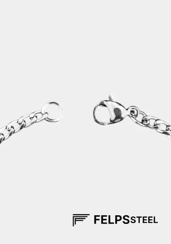 Pulseira grumet slim | aço inox 316L
