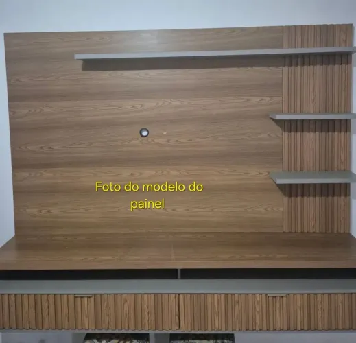 PAIENEL PRA TV EM PERFEITO ESTADO TODO EM MDF NA MEDIDA DE 2,02 DE COMPRIMENTO