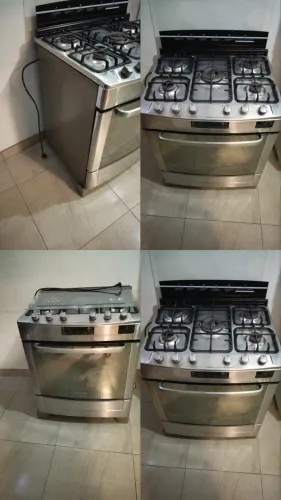 Vendo fogão inox elétrico Brastemp