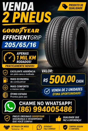 VENDA PNEUS GOODYEAR