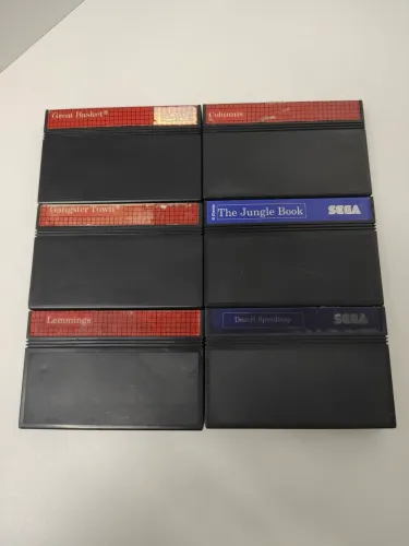 Lote de jogos Sega Master System