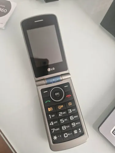 Celular flip LG G360 de botão tecla para idoso analógico