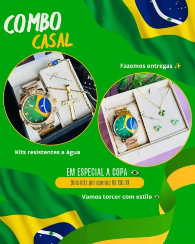 COMBO CASAL - EDIÇÃO ESPECIAL COPA